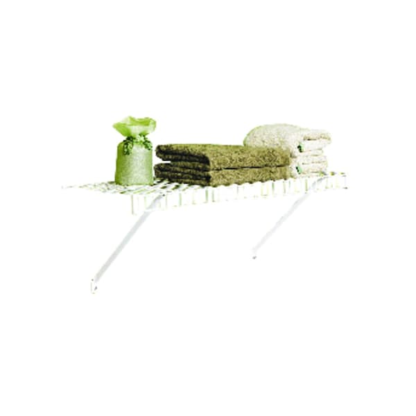 Rubbermaid Rubbermaid 26 in. H X 12 in. W X 36 in. L Steel Linen Shelf Kit 3E0000WHT - main